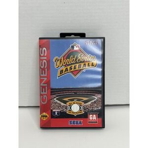 World Series Baseball Sega Genesis 1994 CIB Sega Sports MLB 16-Bit Video Game